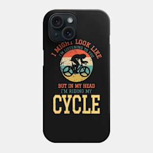 Im riding my cycle Phone Case