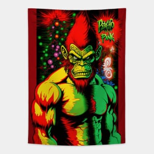 Psycho Punk Christmas #2 Tapestry