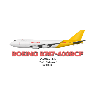 Boeing B747-400BCF - Kalitta Air "DHL Colours" T-Shirt