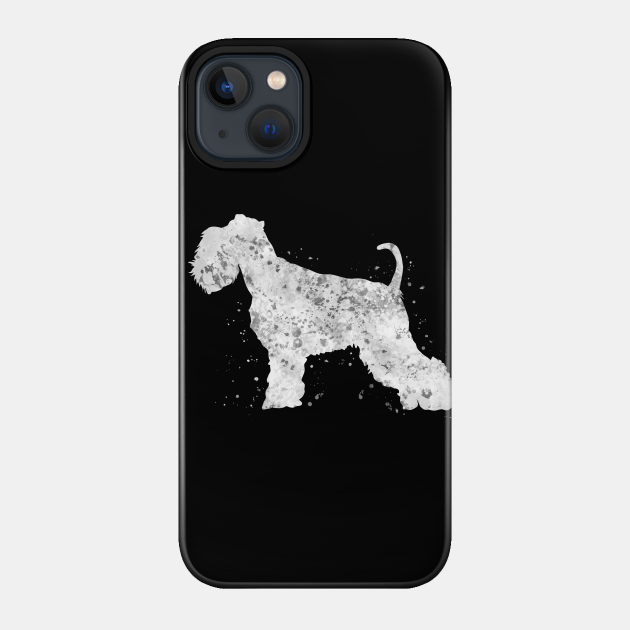 Schnauzer dog - Schnauzer Dog - Phone Case