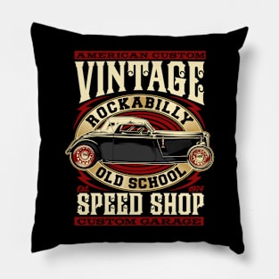 AMERIICAN VINTAGE HOTROD CAR Pillow