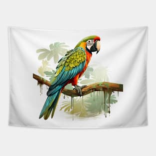 Military Macaw Tapestry