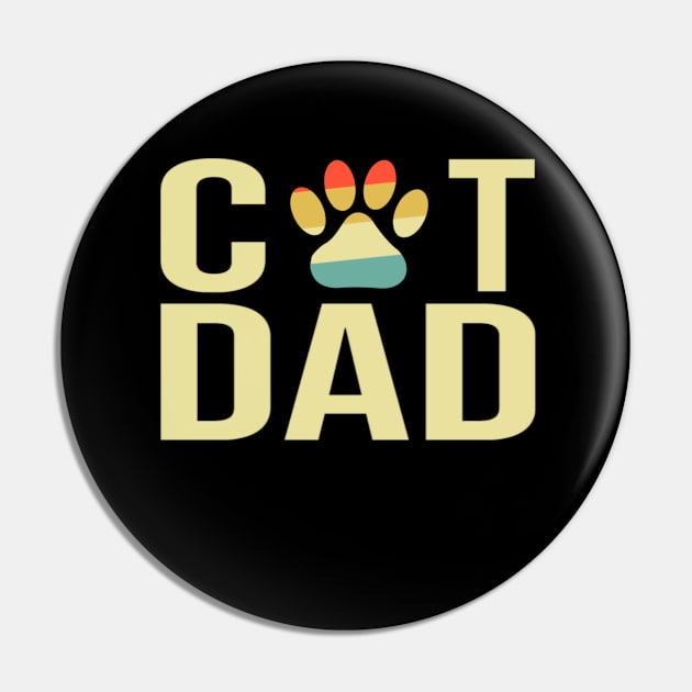 Cat Dad Pin by fishing for men