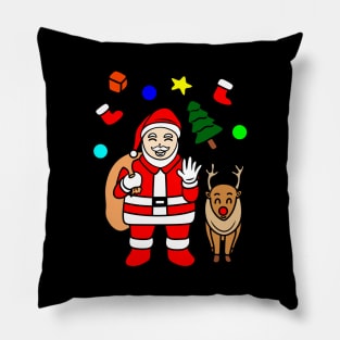 Christmas santa boy Pillow