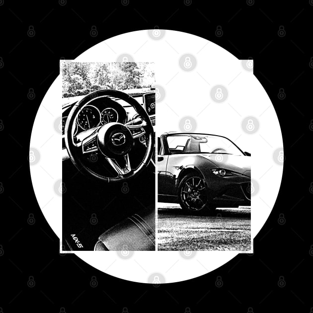 Mazda Miata MX-5 ND Black 'N White 5 (Black Version) by Cero