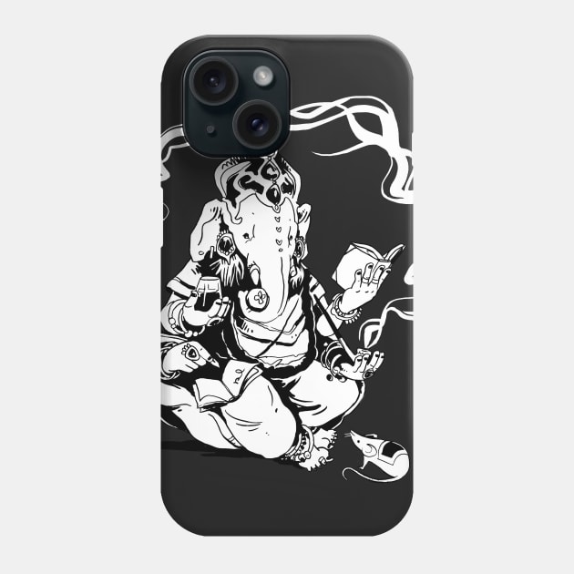 Nerdy Ganesha Phone Case by rebekie.b