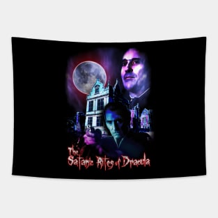 Satanic Rites Of Dracula Design Tapestry