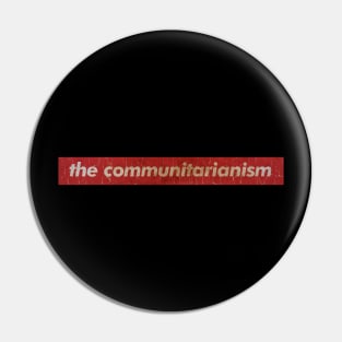 the communitarianism - SIMPLE RED VINTAGE Pin