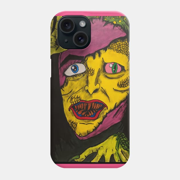 Lizard Girl Phone Case by lowen morrison