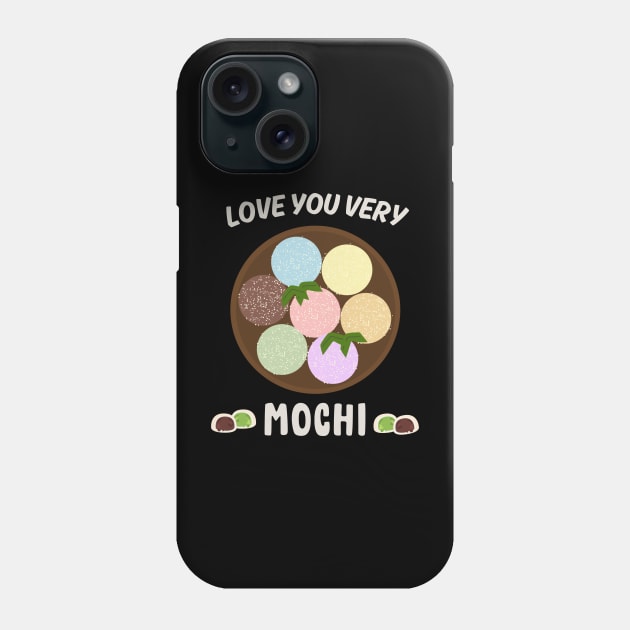 Mochi Japan Katakana  Tea Kawaii Japanese Vintage Phone Case by Flowering Away