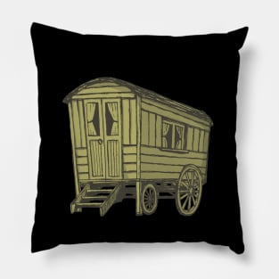 Gypsy Caravan Wagon Pillow
