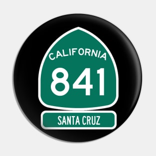 Otter 841 California Highway sign Pin