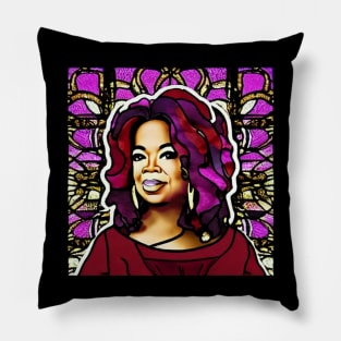 Oprah Stained Glass Pillow