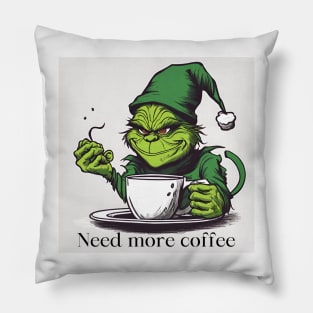 Need more coffe Pillow