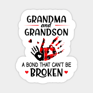 Grandma And Grandson A Bond That Can't Be Broken Magnet