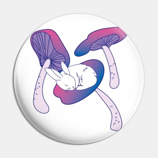 Bisexual bunny mushroom Pin