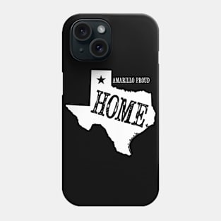 My Home is Amarillo (White Ink) Phone Case