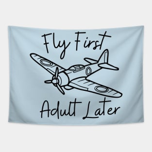 Rc Plane Fly First Adult Later Tapestry