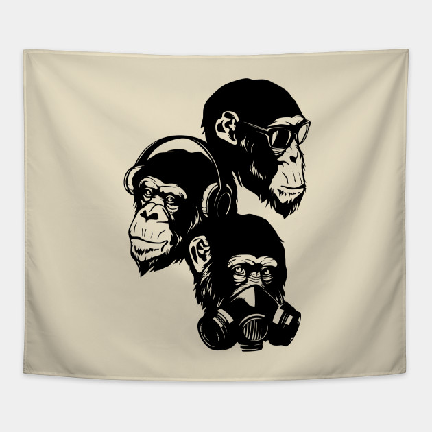 monkey tapestry