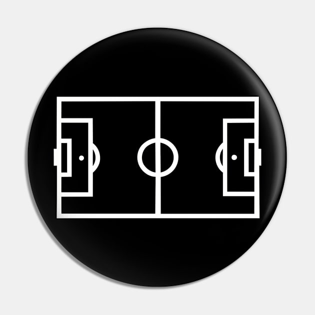 Soccer field Pin by Designzz