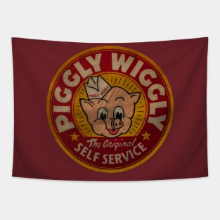 PIGGLY WIGLY SELF SERVICE RETRO Tapestry