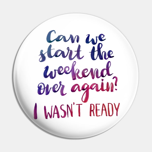 Can we start the weekend over again? Pin by Ychty