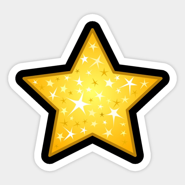 Silver Sparkle Star Stickers 3/4 Inch