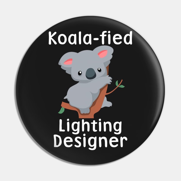 Koala Lighting Designer Shirt Pin by TeeLovely