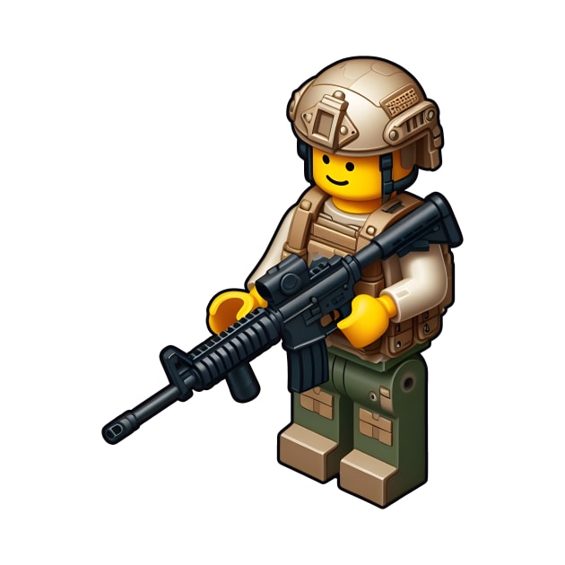 Tactical LEGO by Rawlifegraphic