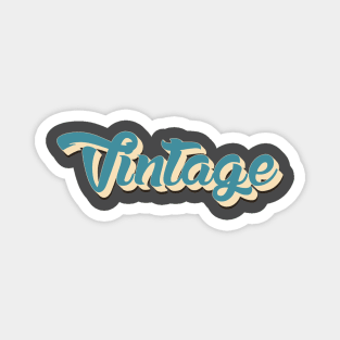 Text “vintage” Magnet