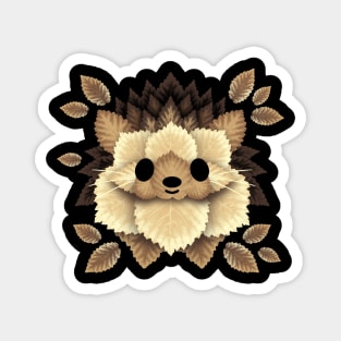 hedgehog of leaves Magnet