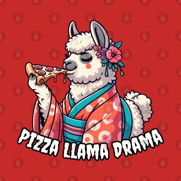 Pizza llama by Japanese Fever