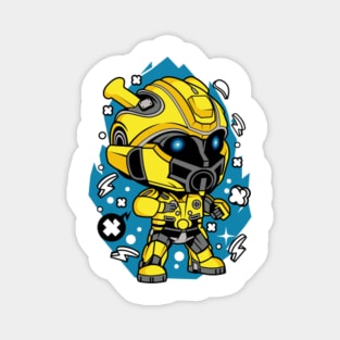 Bumble Bee Pop Art Magnet