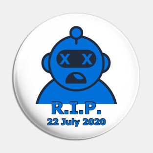 Dead Blueberry - R.I.P. Pin