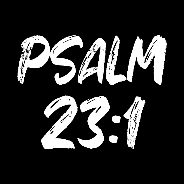 Psalm 23.1 Title Typography by Holy Bible Verses