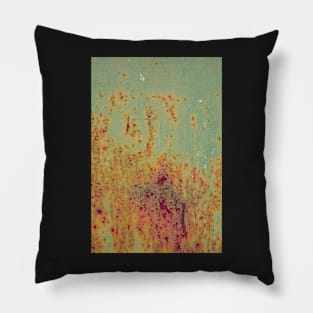 Pretty Green Abstract Texture II Pillow