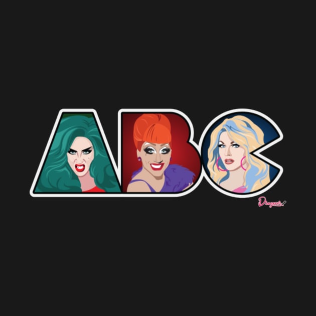 Adore, Bianca and Courtney from Drag Race by meldypunatab