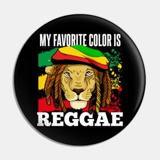 Funny reggae music genre saying Pin