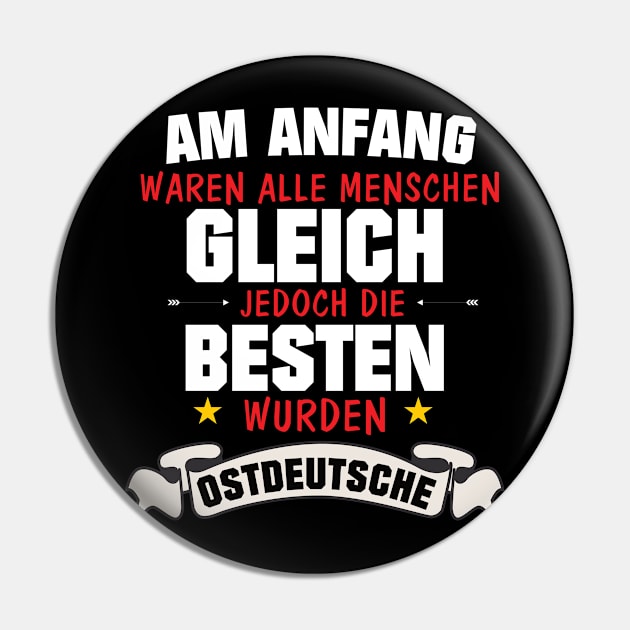 Ossi Ostdeutschland Ostdeutscher DDR Geschenk Pin by UNKREATIVDESIGNS