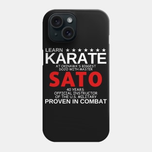 Learn Karate Sato Phone Case