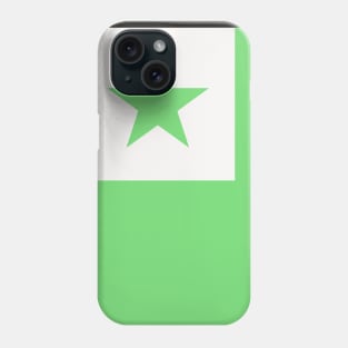 Paŝtelkolora Esperanto-flago Phone Case