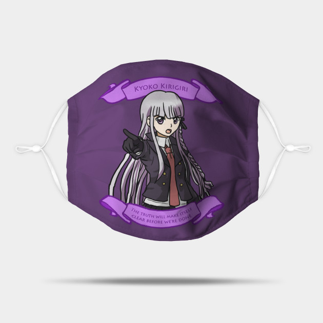 Kyoko Kirigiri Danganronpa Mask Teepublic Aqui encontraras todo tipo de cosas relacionadas con danganronpa 1, 2 y v3 fanfic=(ships,sobre natural,etc) manga=(lo que sigue despues del anime o creados por otras personas) fotos=(yaoi,yuri,mini cortos, personajes,etc) videos. kyoko kirigiri by cardcaptorkatara