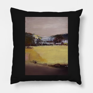 Canola field Pillow