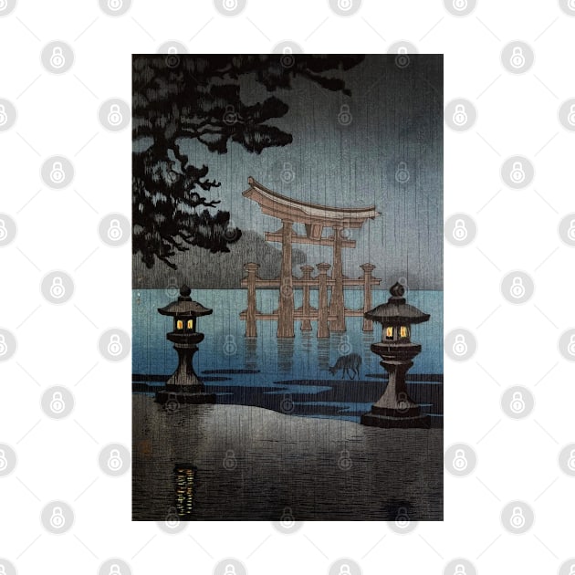 Rainy Miyajima by Tsuchiya Koitsu by Takeda_Art