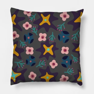 stars and flowers Pillow