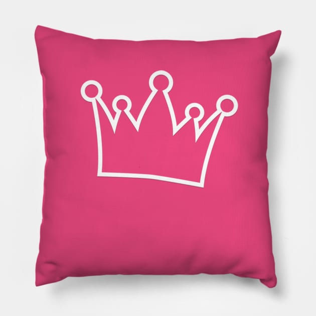 Princess crown pillow top