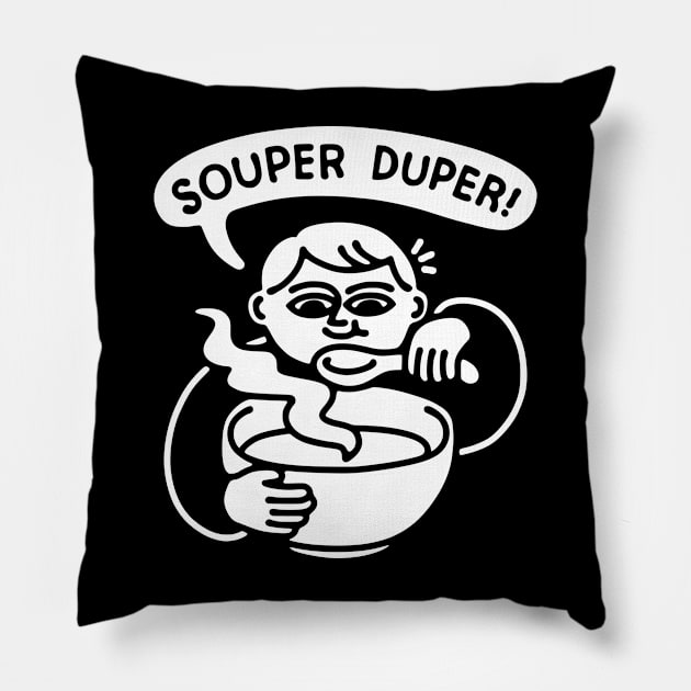 Souper Duper Bowl of Soup Pillow by obinsun