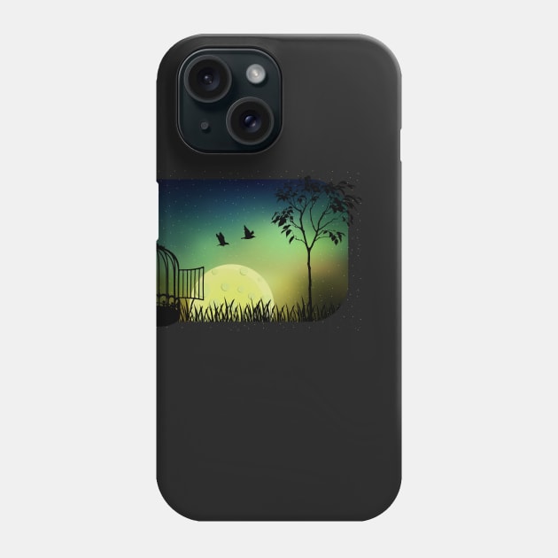 released to moonlight Phone Case by psychoshadow