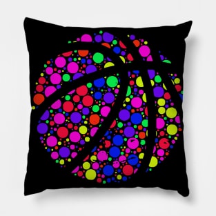 Dot day 2022 Colorful Basketball Boy International Dot Day Pillow