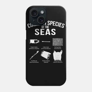 Common Species of The Seas Stop Plastic Pollution Phone Case